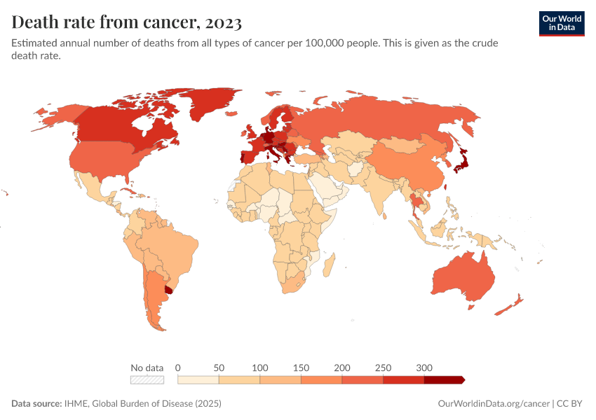 A thumbnail of the "Death rate from cancer" chart