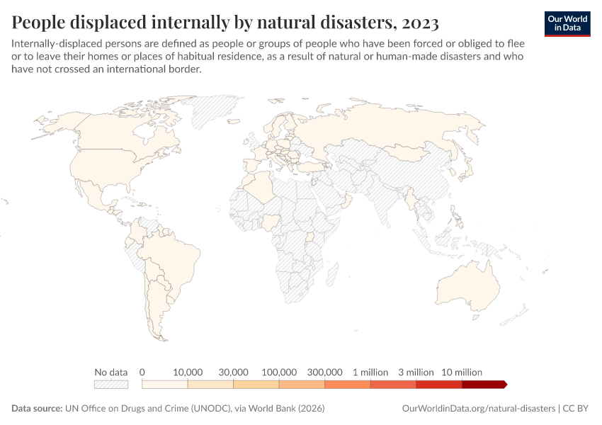 A thumbnail of the "People displaced internally by natural disasters" chart
